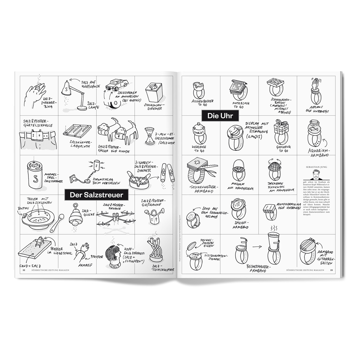 Sebastian Jung – Illustrator – SZ Magazin – Everyday Objects